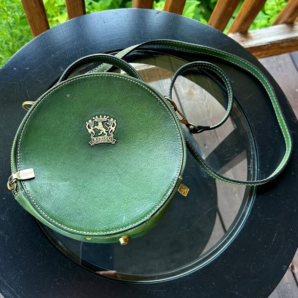 Green Pratesi Circle Crossbody Purse